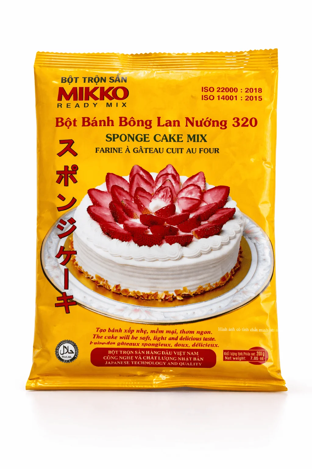 Bột bánh bông lan nướng 320 Mikko
